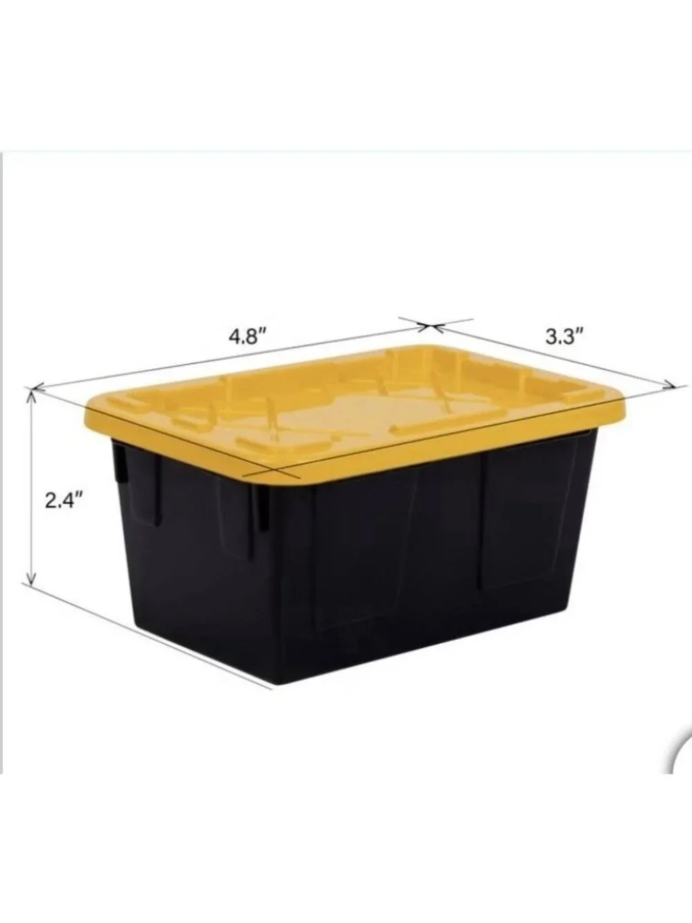 GreenMade MINI BINS 10-Pack Tiny Tote Stackable Storage Heavy Duty Utility Style